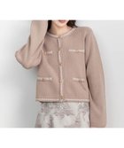 【ランダ/RANDA】のジャケットライクカーディガン 人気、トレンドファッション・服の通販 founy(ファニー) ファッション Fashion レディースファッション WOMEN クラシカル Classical シンプル Simple ジャケット Jacket ダウン Down メタル Metal thumbnail PINK|ID: prp329100004566630 ipo3291000000032295915