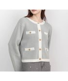 【ランダ/RANDA】のジャケットライクカーディガン 人気、トレンドファッション・服の通販 founy(ファニー) ファッション Fashion レディースファッション WOMEN クラシカル Classical シンプル Simple ジャケット Jacket ダウン Down メタル Metal thumbnail GRAY|ID: prp329100004566630 ipo3291000000032295917