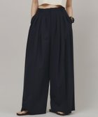 【カレンソロジー/Curensology】のウールブレンドタックパンツ 人気、トレンドファッション・服の通販 founy(ファニー) ファッション Fashion レディースファッション WOMEN パンツ Pants エレガント 上品 Elegant スタイリッシュ Stylish センター Center ボックス Box ポケット Pocket ロング Long ワイド Wide thumbnail ネイビー88|ID: prp329100004566634 ipo3291000000032295954