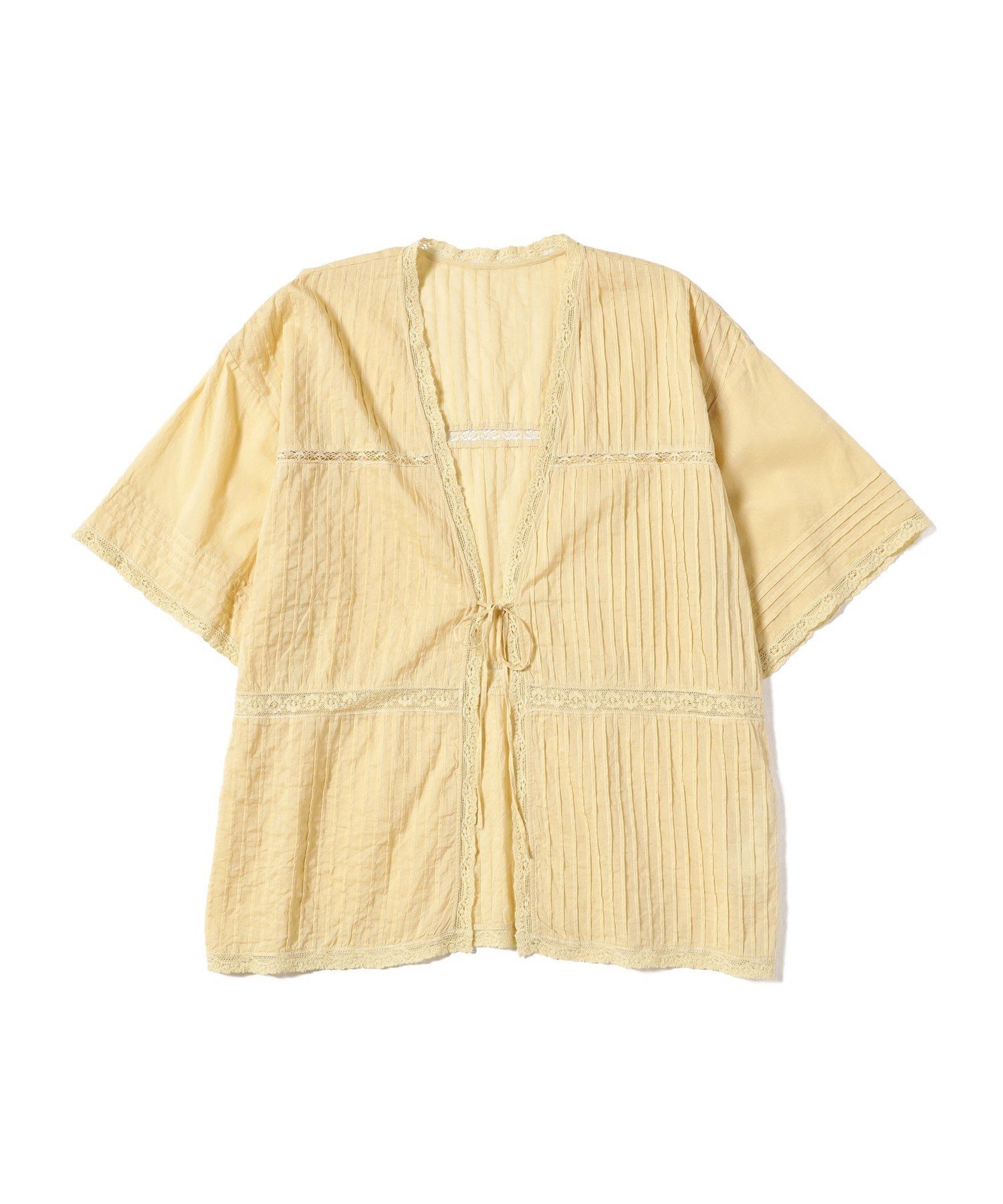 【その他のブランド/Other】のヴィンテージ レース ピンタック シャツ インテリア・キッズ・メンズ・レディースファッション・服の通販 founy(ファニー) 　ファッション　Fashion　レディースファッション　WOMEN　トップス・カットソー　Tops/Tshirt　シャツ/ブラウス　Shirts/Blouses　インド　India　インナー　Inner　ウェーブ　Wave　ヴィンテージ　Vintage　春　Spring　ジャケット　Jacket　フリル　Frills　羽織　Haori　リラックス　Relax　レース　Race　S/S・春夏　Ss・Spring/Summer　夏　Summer　CREAM|ID: prp329100004566640 ipo3291000000032295999