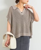 【アンディコール/un dix cors】のグリッターポロニットベスト 人気、トレンドファッション・服の通販 founy(ファニー) ファッション Fashion レディースファッション WOMEN アウター Coat Outerwear トップス・カットソー Tops/Tshirt ニット Knit Tops ベスト/ジレ Gilets/Vests ウェーブ Wave コンパクト Compact ストレート Straight スリーブ Sleeve バランス Balance フレンチ French ベスト Vest ポケット Pocket おすすめ Recommend thumbnail グレージュ|ID: prp329100004566646 ipo3291000000032296031