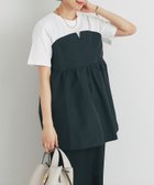 【アンディコール/un dix cors】の《スタイルアップ効果◎》ドッキング切替Tシャツ 人気、トレンドファッション・服の通販 founy(ファニー) ファッション Fashion レディースファッション WOMEN トップス・カットソー Tops/Tshirt シャツ/ブラウス Shirts/Blouses ロング / Tシャツ T-Shirts ウェーブ Wave 切替 Switching シェイプ Shape ストレート Straight ドッキング Docking thumbnail ホワイト|ID: prp329100004566648 ipo3291000000032296041