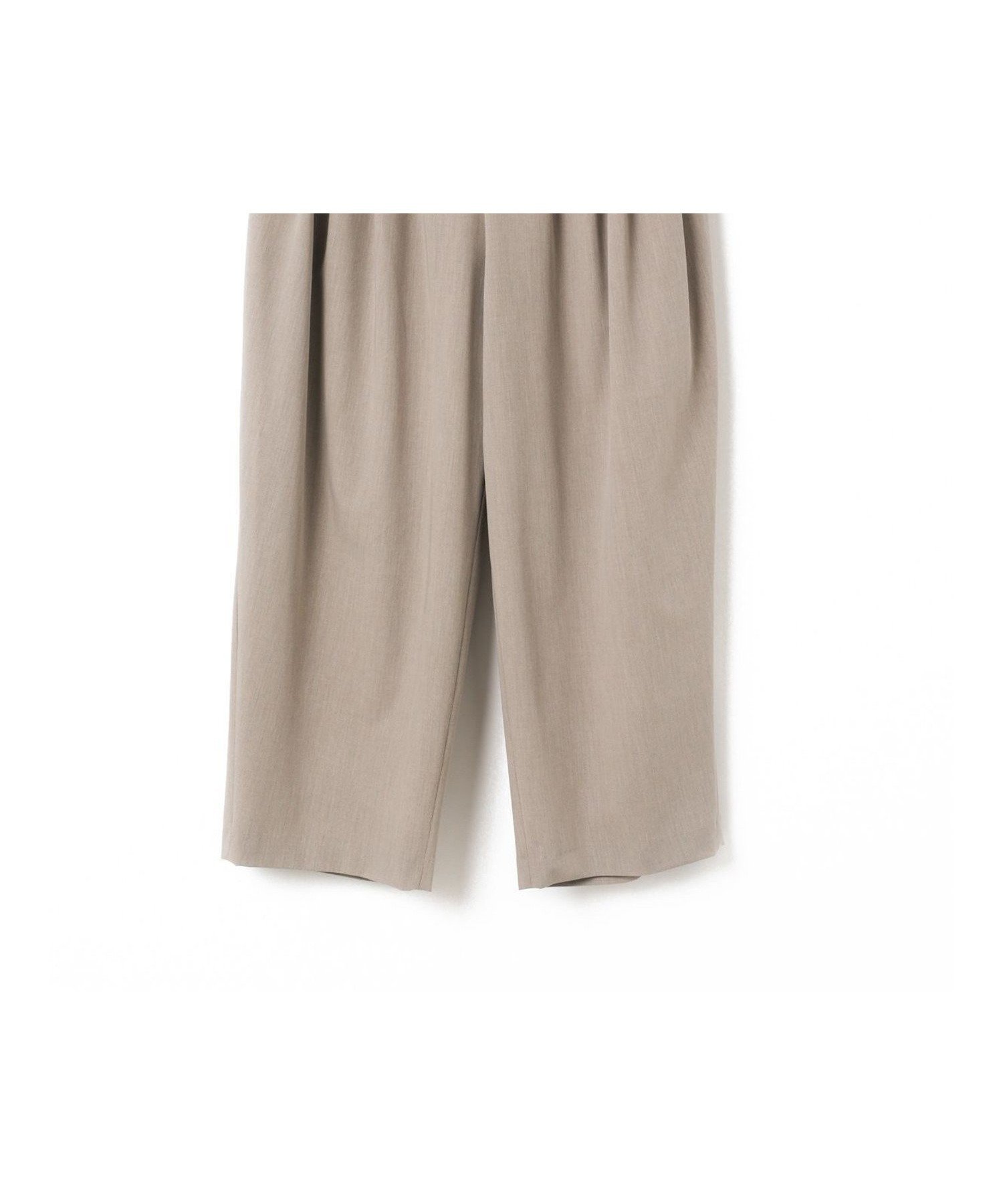 【マーコート/MARcourt】のmizuiro ind ハイウエストタックパンツ インテリア・キッズ・メンズ・レディースファッション・服の通販 founy(ファニー) 　ファッション　Fashion　レディースファッション　Fashion for Women　パンツ　Pants & Trousers　なめらか　Smooth, Silky Texture　ギャザー　Gathered, Ruffled　ストレッチ　Stretch, Stretchy Fabric　ポケット　Pocket, Pocket Detail　ルーズ　Loose, Oversized　ワイド　Wide, Wide Fit　夏　Summer　無地　Plain, Solid Color　ベージュ|ID: prp329100004566664 ipo3291000000032755901