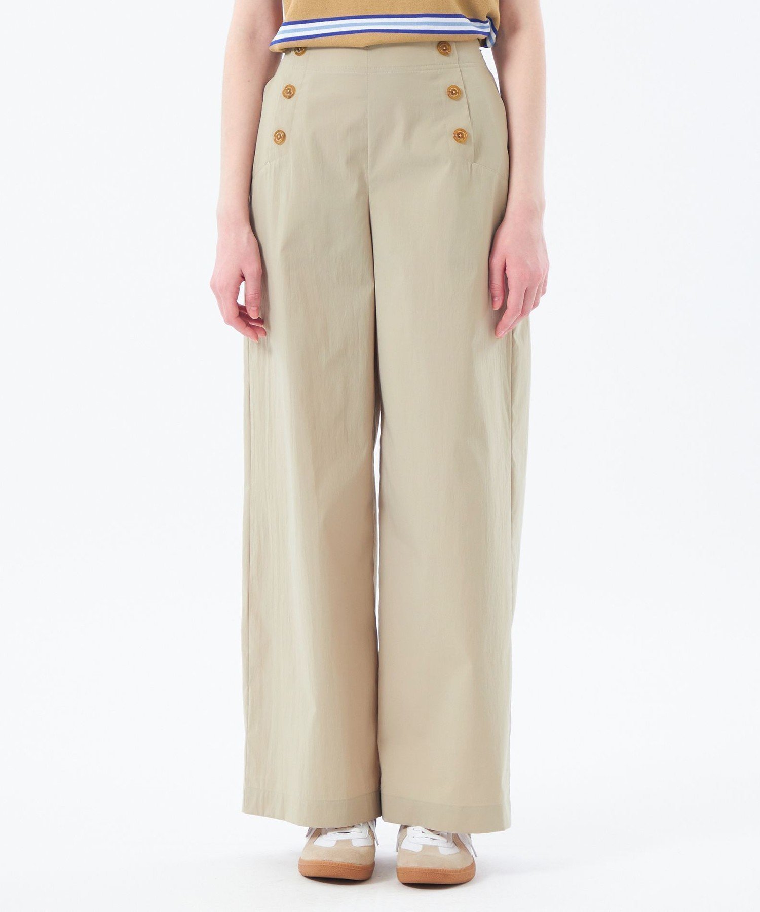 【マッキントッシュ フィロソフィー/MACKINTOSH PHILOSOPHY】のタイプライターレインマリンパンツ インテリア・キッズ・メンズ・レディースファッション・服の通販 founy(ファニー) 　ファッション　Fashion　レディースファッション　WOMEN　パンツ　Pants　おすすめ　Recommend　シンプル　Simple　ストレッチ　Stretch　ストレート　Straight　タイプライター　Typewriter　ベーシック　Basic　ワイド　Wide　夏　Summer　春　Spring　秋　Autumn/Fall　ベージュ|ID: prp329100004566676 ipo3291000000032296227