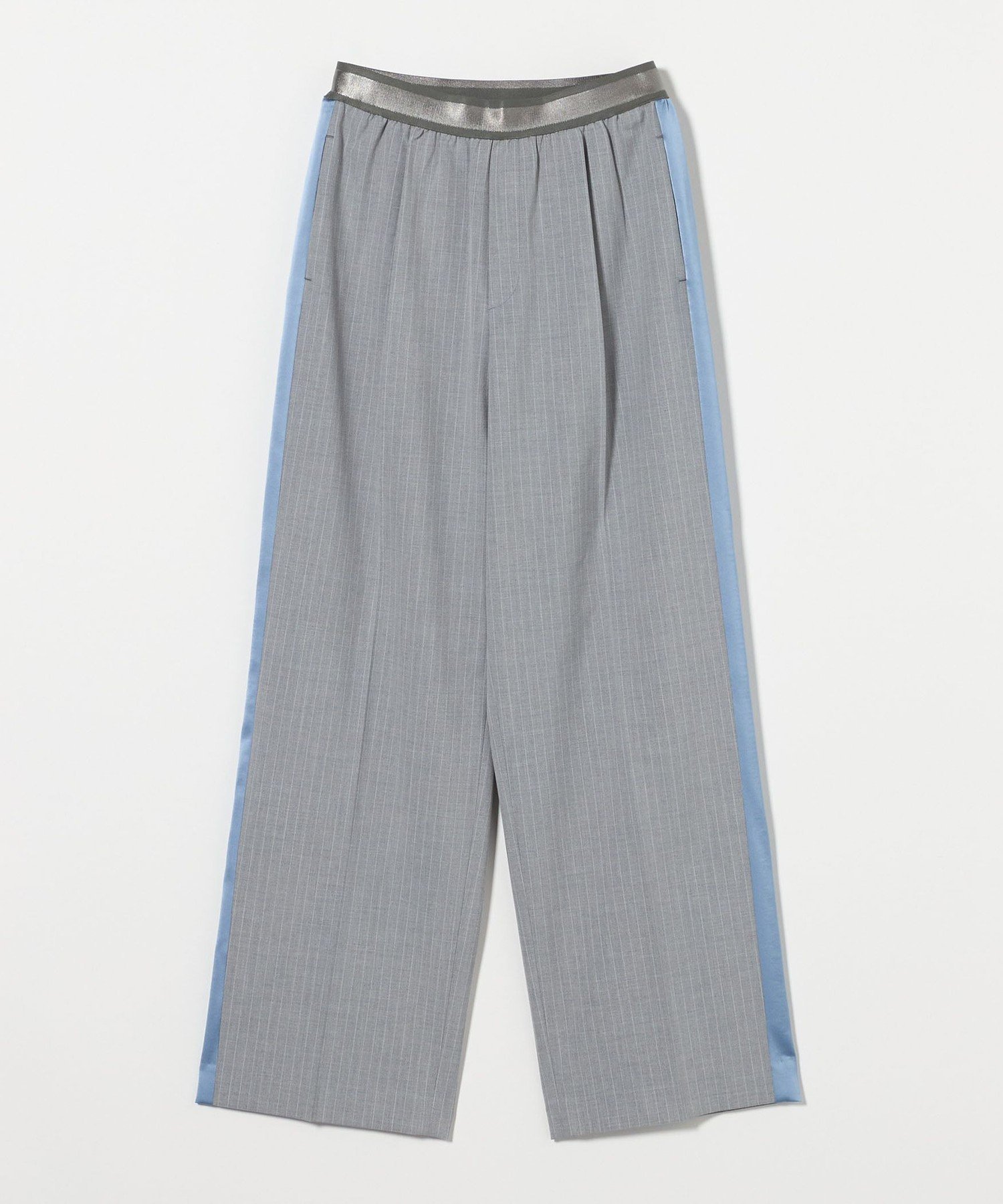 【ユナイテッドアローズ/UNITED ARROWS】のASTRAET ストライプ ソクショウ イージーワイドパンツ2 人気、トレンドファッション・服の通販 founy(ファニー) 　ファッション　Fashion　レディースファッション　WOMEN　パンツ　Pants　カットソー　Cut And Sew　コンパクト　Compact　サテン　Satin　シアー　Sheer　スタイリッシュ　Stylish　ストライプ　Stripe　センター　Center　マニッシュ　Mannish　リラックス　Relax　ワイド　Wide　定番　Standard　 other-1|ID: prp329100004566684 ipo3291000000032296261