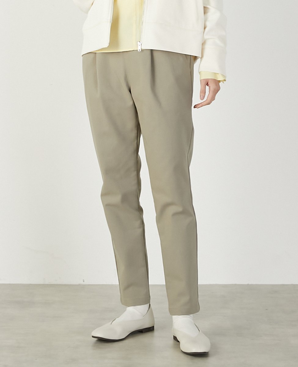 【メルローズ クレール/MELROSE claire】の《定番》ストレッチスリムテーパードパンツ(一部WEB限定カラー ) インテリア・キッズ・メンズ・レディースファッション・服の通販 founy(ファニー) 　ファッション　Fashion　レディースファッション　WOMEN　パンツ　Pants　ストレッチ　Stretch　スリム　Slim　ポケット　Pocket　定番　Standard　春　Spring　グレイッシュベージュ|ID: prp329100004566811 ipo3291000000032298273