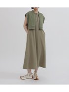 【ラシュッド/LASUD】のベストレイヤードカットワンピース カーキ|ID: prp329100004566844 ipo3291000000032721941