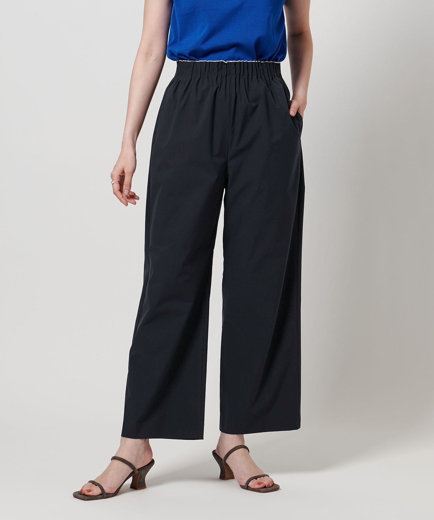 【ユナイテッドアローズ/UNITED ARROWS】のイージー ワイドパンツ -撥水・UVカット・防シワ- 人気、トレンドファッション・服の通販 founy(ファニー) 　ファッション　Fashion　レディースファッション　Ladies' Fashion Online　パンツ　Pants　セットアップ　Set Up　タフタ　Taffeta　ワイド　Wide　おすすめ　Recommend　 other-1|ID: prp329100004566848 ipo3291000000032598795