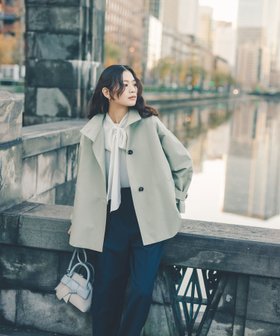 【ナチュラル ビューティー ベーシック/NATURAL BEAUTY BASIC】のスタンドネックハーフコート 人気、トレンドファッション・服の通販 founy(ファニー) 雑誌掲載アイテム Magazine Items ファッション雑誌 Fashion Magazines オッジ Oggi ファッション Fashion レディースファッション WOMEN アウター Coat Outerwear コート Coats スタンド Stand ツイル Twill ハーフ Half 雑誌 Magazine |ID:prp329100004566862