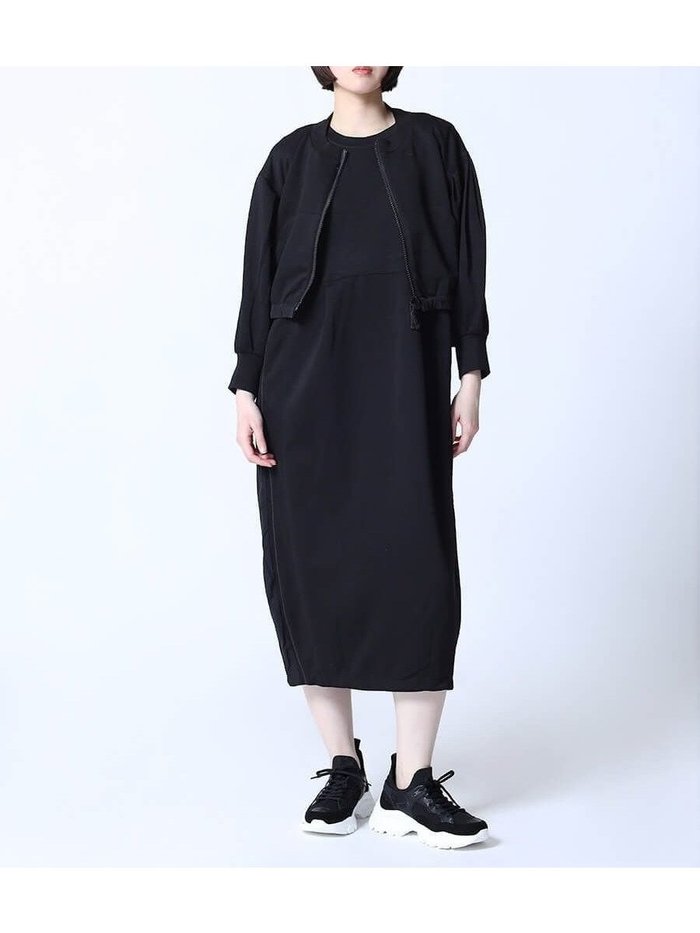 【ラシュッド/LASUD】のブルゾンレイヤードワンピース インテリア・キッズ・メンズ・レディースファッション・服の通販 founy(ファニー) https://founy.com/ ファッション Fashion レディースファッション Fashion for Women アウター Coat / Outerwear Collection ブルゾンジャケット・スポーティアウター Blouson Jackets シンプル Simple, Minimal ノースリーブ Sleeveless, No-Sleeve ブルゾン Blouson, Bomber Jacket |ID: prp329100004566902 ipo3291000000032722798