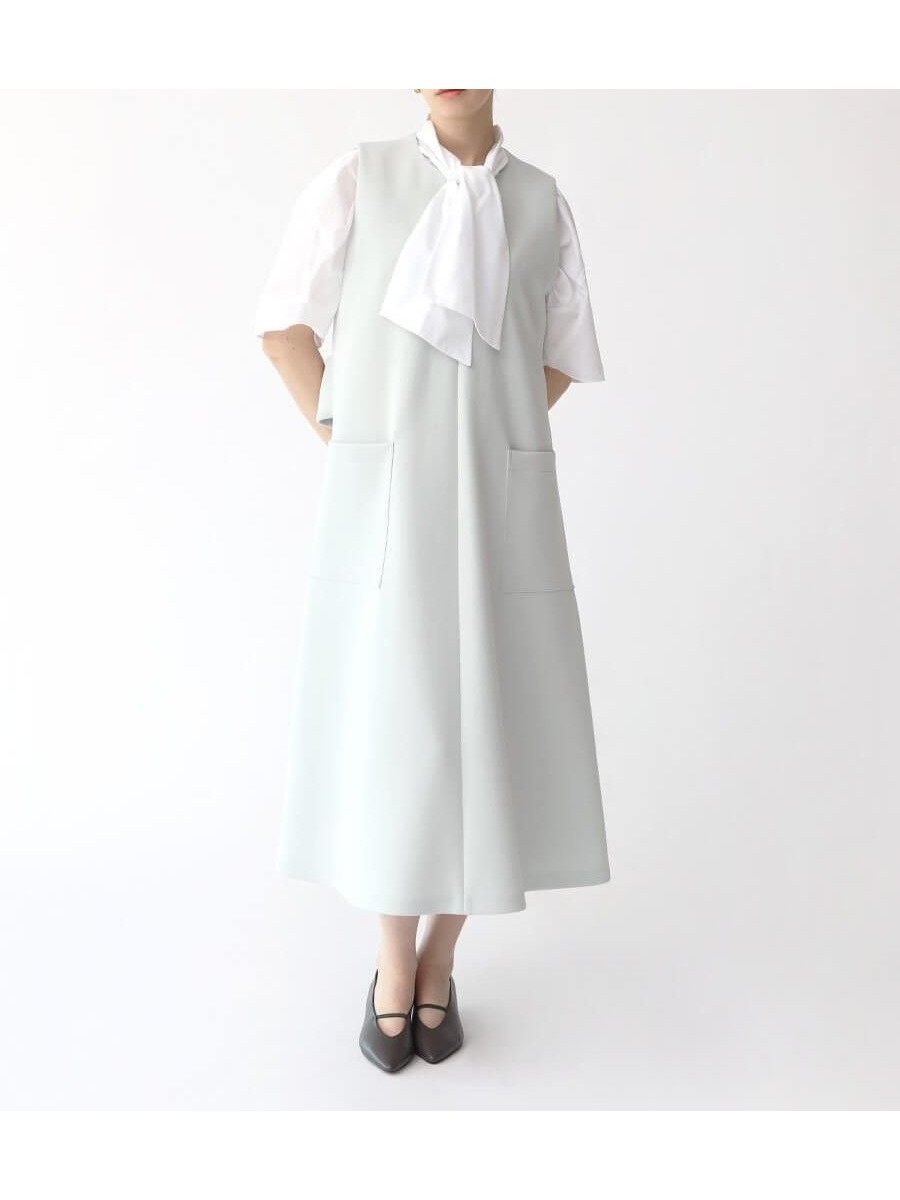 【ラシュッド/LASUD】のバックベルトダンボールニットワンピース インテリア・キッズ・メンズ・レディースファッション・服の通販 founy(ファニー) 　ファッション　Fashion　レディースファッション　Fashion for Women　ワンピース　Dresses　ニットワンピース　Knit Dresses　ベルト&ウエストマーク　Belts & Waist Accessories　インナー　Innerwear　オケージョン　Occasion Wear　吸水　Absorbent, Quick-Dry　ストレッチ　Stretch, Stretchy Fabric　ドレープ　Drape, Draping Fabric　エレガント 上品　Elegant　グレー系|ID: prp329100004566908 ipo3291000000032722940