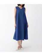 【ラシュッド/LASUD】のメモリッシュタフタタックワンピース ブルー|ID: prp329100004566917 ipo3291000000032723038