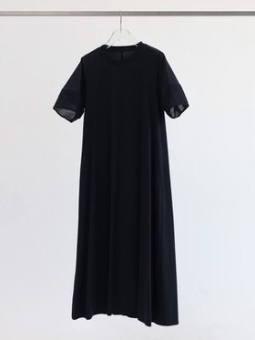 【ラシュッド/LASUD】のシアーバルーンスリーブフレアワンピース 人気、トレンドファッション・服の通販 founy(ファニー) ファッション Fashion レディースファッション WOMEN ワンピース Dress オーバル Oval シアー Sheer シンプル Simple スリーブ Sleeve ドレープ Drape エレガント 上品 Elegant |ID:prp329100004566928