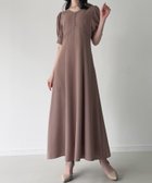 【ジュノア/JUNOAH】のバックレースアップセミフレアワンピース(薄手ジョーゼット生地) 人気、トレンドファッション・服の通販 founy(ファニー) ファッション Fashion レディースファッション Fashion for Women ワンピース Dresses ジョーゼット Georgette, Semi-Sheer Fabric thumbnail ダスティピンク|ID: prp329100004566936 ipo3291000000033647368