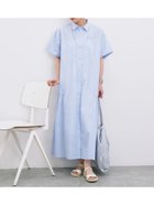 【サマンサモスモス/Samansa Mos2】の◎サイドギャザーシャツワンピース 人気、トレンドファッション・服の通販 founy(ファニー) ファッション Fashion レディースファッション Ladies' Fashion Online ワンピース Dress シャツワンピース Shirt Dresses ギャザー Gather シンプル Simple thumbnail サックスブルー|ID: prp329100004566940 ipo3291000000032676765