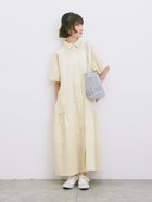 【サマンサモスモス/Samansa Mos2】の◎サイドギャザーシャツワンピース 人気、トレンドファッション・服の通販 founy(ファニー) ファッション Fashion レディースファッション Ladies' Fashion Online ワンピース Dress シャツワンピース Shirt Dresses ギャザー Gather シンプル Simple thumbnail ベージュ|ID: prp329100004566940 ipo3291000000032676766