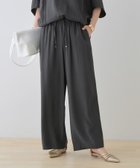 【インディヴィ/INDIVI】の【洗える/UVケア/SETUP可能】ドロストワイドパンツ 人気、トレンドファッション・服の通販 founy(ファニー) ファッション Fashion レディースファッション WOMEN セットアップ Setup パンツ Pants おすすめ Recommend とろみ Thickness シューズ Shoes シルク Silk シンプル Simple ジャケット Jacket セットアップ Set Up ツイル Twill バランス Balance フラット Flat ベーシック Basic ポケット Pocket リラックス Relax ワイド Wide ヴィンテージ Vintage エレガント 上品 Elegant 洗える Washable thumbnail チャコールグレー|ID: prp329100004566947 ipo3291000000032299458