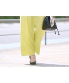 【インディヴィ/INDIVI】の【洗える/UVケア/SETUP可能】ドロストワイドパンツ 人気、トレンドファッション・服の通販 founy(ファニー) ファッション Fashion レディースファッション WOMEN セットアップ Setup パンツ Pants おすすめ Recommend とろみ Thickness シューズ Shoes シルク Silk シンプル Simple ジャケット Jacket セットアップ Set Up ツイル Twill バランス Balance フラット Flat ベーシック Basic ポケット Pocket リラックス Relax ワイド Wide ヴィンテージ Vintage エレガント 上品 Elegant 洗える Washable thumbnail イエローグリーン|ID: prp329100004566947 ipo3291000000032299461