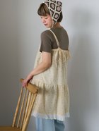 【エヘカソポ/ehka sopo】の◎小花柄ミニキャミワンピース 人気、トレンドファッション・服の通販 founy(ファニー) ファッション Fashion レディースファッション WOMEN ワンピース Dress キャミワンピース No Sleeve Dresses インナー Inner ギャザー Gather ビスチェ Bustier フリル Frills プリント Print リボン Ribbon レース Race thumbnail ベージュ|ID: prp329100004566949 ipo3291000000032299475
