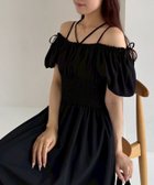 【ナイスクラップ/NICE CLAUP】の半袖シャーリングワンピ 人気、トレンドファッション・服の通販 founy(ファニー) ファッション Fashion レディースファッション WOMEN ワンピース Dress 半袖 Short Sleeve thumbnail ブラック|ID: prp329100004566955 ipo3291000000032299559