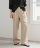 【スピック&スパン/Spick & Span】の手洗い可 / ワッシャーサテンイージーパンツ ベージュ|ID: prp329100004566958 ipo3291000000032664186