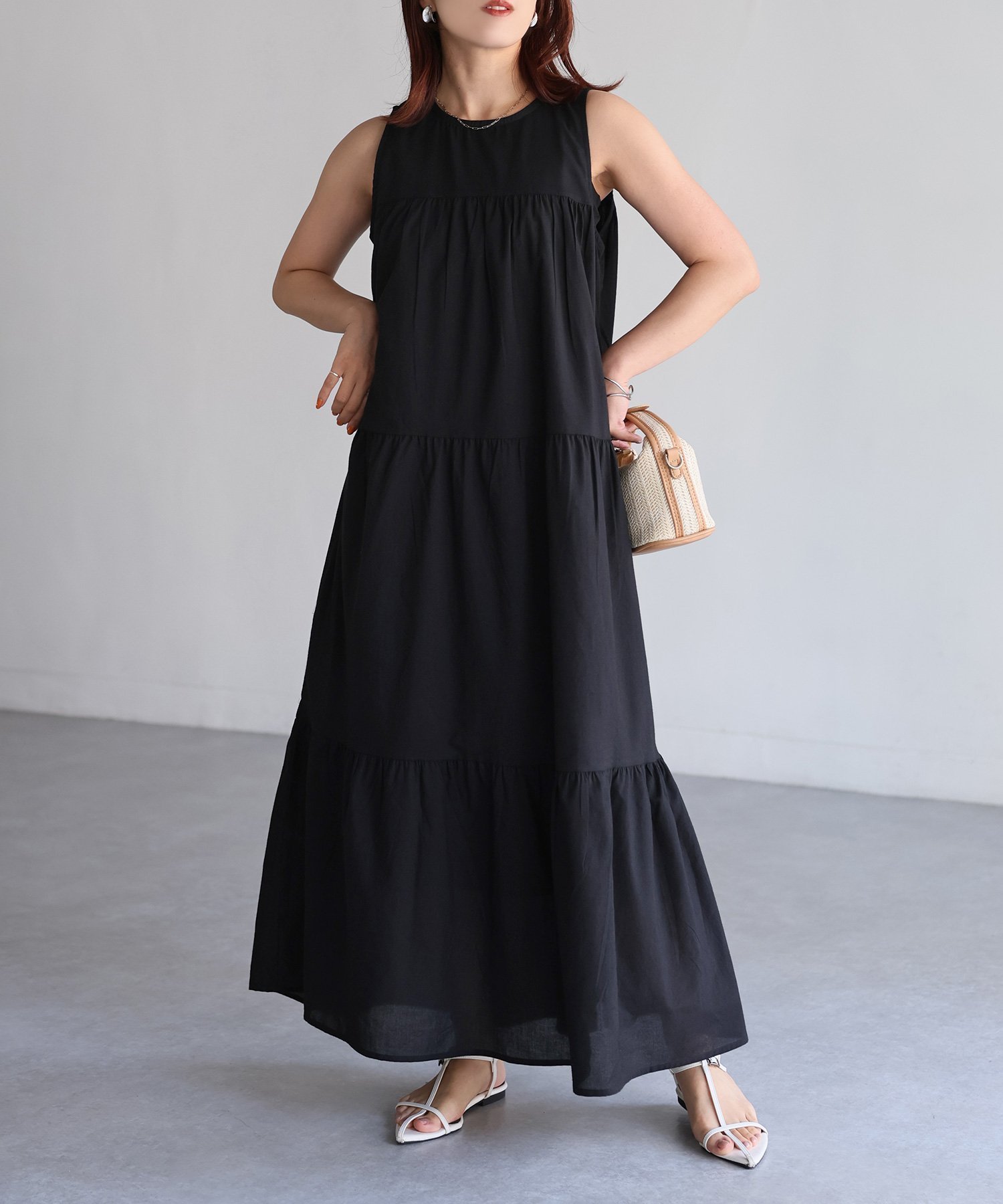 【リベリー/Riberry】のアメスリティアードワンピース/綿100%ワンピース 人気、トレンドファッション・服の通販 founy(ファニー) 　ファッション　Fashion　レディースファッション　Fashion for Women　ワンピース　Dresses　おすすめ　Recommended / Our Picks　アクセサリー　Fashion Accessories　シューズ　Shoes, Footwear　ダウン　Down, Puffer　ノースリーブ　Sleeveless, No-Sleeve　ペチコート　Petticoat, Underskirt　夏　Summer　定番　Standard, Basic Item　春　Spring　S/S・春夏　SS, Spring/Summer, Warm Season　 other-1|ID: prp329100004566966 ipo3291000000032736025