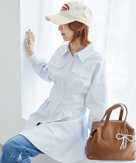 【マジェスティック レゴン/MAJESTIC LEGON】のバックレースアップミニシャツワンピ 人気、トレンドファッション・服の通販 founy(ファニー) ファッション Fashion レディースファッション WOMEN ワンピース Dress シャツワンピース Shirt Dresses おすすめ Recommend シャツワンピ Shirt Dress ショート Short ダウン Down フェイク Fake フェミニン Feminine フラップ Flap フレア Flare レース Race 再入荷 Restock/Back In Stock/Re Arrival |ID:prp329100004566983