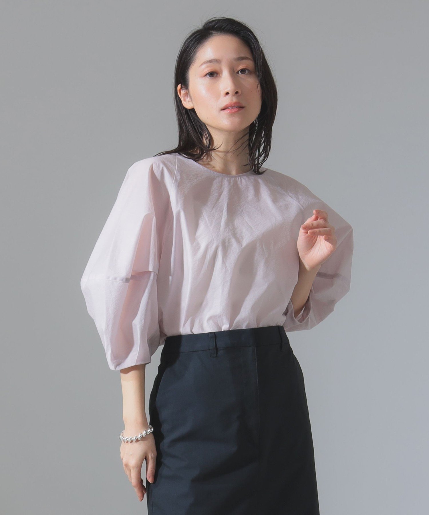 【デミルクス ビームス/Demi-Luxe BEAMS】のランタンスリーブ プルオーバー インテリア・キッズ・メンズ・レディースファッション・服の通販 founy(ファニー) 　ファッション　Fashion　レディースファッション　WOMEN　トップス・カットソー　Tops/Tshirt　プルオーバー　Pullover　おすすめ　Recommend　スリーブ　Sleeve　フェミニン　Feminine　フラワー　Flower　プリント　Print　ベスト　Vest　エレガント 上品　Elegant　ビジネス 仕事 通勤　Business　PINK|ID: prp329100004566991 ipo3291000000032299865