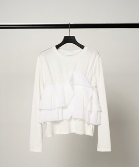 【アーバンリサーチ ロッソ/URBAN RESEARCH ROSSO】のMewl フリルビスチェドッキングTOPS 人気、トレンドファッション・服の通販 founy(ファニー) ファッション Fashion レディースファッション WOMEN トップス・カットソー Tops/Tshirt ビスチェ Bustier 2025年 2025 2025春夏・S/S Ss,Spring/Summer,2025 ミュール Mule 夏 Summer S/S・春夏 Ss・Spring/Summer |ID:prp329100004566996