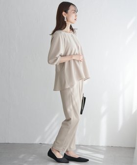 【イッカ/ikka】の【2点セット】GOKU楽ペプラムセットアップ 人気、トレンドファッション・服の通販 founy(ファニー) ファッション Fashion レディースファッション Fashion for Women セットアップ Matching Sets カットソー Cut and Sewn Top シンプル Simple, Minimal ジョーゼット Georgette, Semi-Sheer Fabric ストレッチ Stretch, Stretchy Fabric セットアップ Set-Up, Coordinated Outfit フォーマル Formal, Dressy ベーシック Basic, Essential ペプラム Peplum, Flared Hem ボトム Bottoms, Lower Wear エレガント 上品 Elegant |ID:prp329100004567009