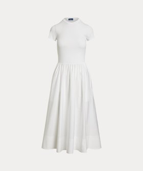 【ラルフローレン/RALPH LAUREN】のコットン ショートスリーブ ドレス 人気、トレンドファッション・服の通販 founy(ファニー) ファッション Fashion レディースファッション WOMEN ワンピース Dress ドレス Party Dresses シャーリング Shirring ショート Short スリーブ Sleeve ドレス Dress フィット Fit フレア Flare 半袖 Short Sleeve |ID:prp329100004567033