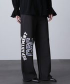 【ローズバッド/ROSE BUD】のCREOLME/LOGO SWEATPANTS 人気、トレンドファッション・服の通販 founy(ファニー) ファッション Fashion レディースファッション WOMEN パンツ Pants スラックス Slacks プリント Print thumbnail BLACK|ID: prp329100004567062 ipo3291000000032300358