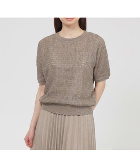 【ポール スチュアート/Paul Stuart】の【ウォッシャブル】ナチュラルリネン プルオーバー 人気、トレンドファッション・服の通販 founy(ファニー) ファッション Fashion レディースファッション Ladies' Fashion Online トップス・カットソー Tops/Tshirt プルオーバー Pullover おすすめ Recommend ウォッシャブル Washable ボーダー Border リネン Linen リラックス Relax エレガント 上品 Elegant 透かし Watermark |ID:prp329100004567074