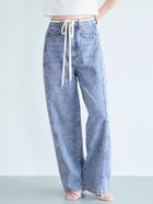 【コカ/COCA】のデニム紐付きワイドパンツ Blue|ID: prp329100004567089 ipo3291000000032646038
