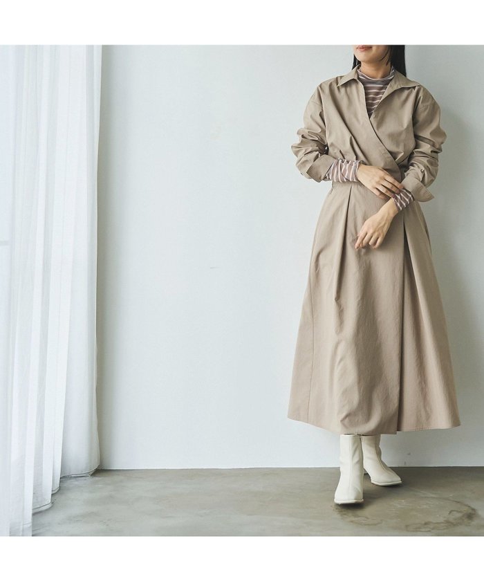 【コーエン/COEN】のカシュクールシャツドレス インテリア・キッズ・メンズ・レディースファッション・服の通販 founy(ファニー) https://founy.com/ ファッション Fashion レディースファッション WOMEN トップス・カットソー Tops/Tshirt シャツ/ブラウス Shirts/Blouses ワンピース Dress ドレス Party Dresses カシュクール Cachecoeur 雑誌 Magazine ドレープ Drape ポケット Pocket |ID: prp329100004567103 ipo3291000000032300924