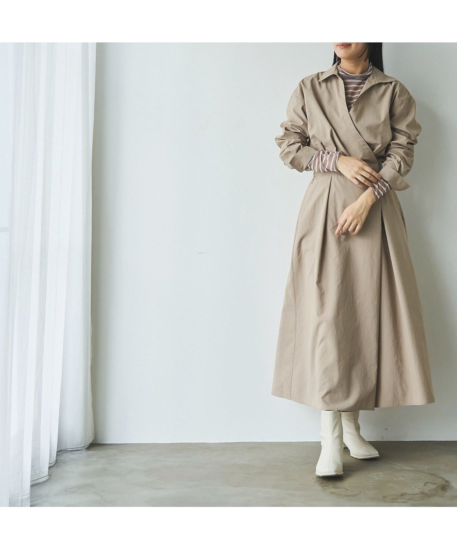 【コーエン/COEN】のカシュクールシャツドレス 人気、トレンドファッション・服の通販 founy(ファニー) 　ファッション　Fashion　レディースファッション　WOMEN　トップス・カットソー　Tops/Tshirt　シャツ/ブラウス　Shirts/Blouses　ワンピース　Dress　ドレス　Party Dresses　カシュクール　Cachecoeur　雑誌　Magazine　ドレープ　Drape　ポケット　Pocket　 other-1|ID: prp329100004567103 ipo3291000000032300924
