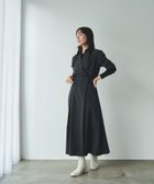 【コーエン/COEN】のカシュクールシャツドレス BLACK|ID: prp329100004567103 ipo3291000000032300931