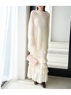 【フレイ アイディー/FRAY I.D】のフリルティアードスカート 人気、トレンドファッション・服の通販 founy(ファニー) ファッション Fashion レディースファッション WOMEN スカート Skirt ティアードスカート Tiered Skirts ギャザー Gather コンパクト Compact サテン Satin ジップ Zip ティアード Tiered トレンド Trend バランス Balance フリル Frills ランダム Random レース Race エレガント 上品 Elegant thumbnail CRM[004]|ID: prp329100004567124 ipo3291000000032301322