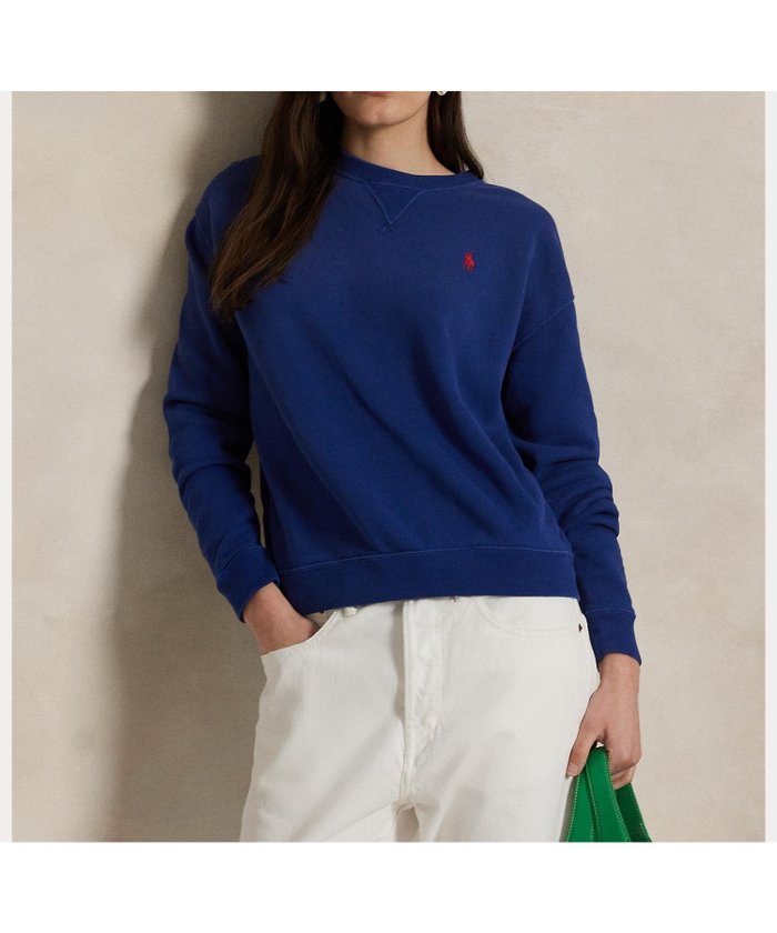 【ラルフローレン/RALPH LAUREN】のフリース クルーネック プルオーバー インテリア・キッズ・メンズ・レディースファッション・服の通販 founy(ファニー) https://founy.com/ ファッション Fashion レディースファッション WOMEN トップス・カットソー Tops/Tshirt プルオーバー Pullover クラシック Classic ショルダー Shoulder ドロップ Drop 長袖 Long Sleeve フィット Fit リラックス Relax |ID: prp329100004567160 ipo3291000000032301795
