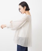 【ミッシェルクラン/MICHEL KLEIN】のボリュームスリーブシアーブラウス(WEB限定カラーあり) ライトグレー|ID: prp329100004567162 ipo3291000000032301808