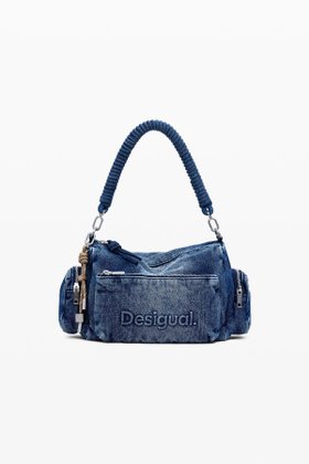 【デシグアル/Desigual】のロープハンドル デニムバッグ 人気、トレンドファッション・服の通販 founy(ファニー) ファッション Fashion レディースファッション WOMEN バッグ Bag ショルダー Shoulder デニム Denim ハンドバッグ Handbag フロント Front |ID:prp329100004567182