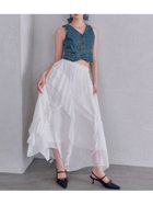 【リリーブラウン/Lily Brown】のラッフルドロップティアードスカート WHT[001]|ID: prp329100004567193 ipo3291000000032749489