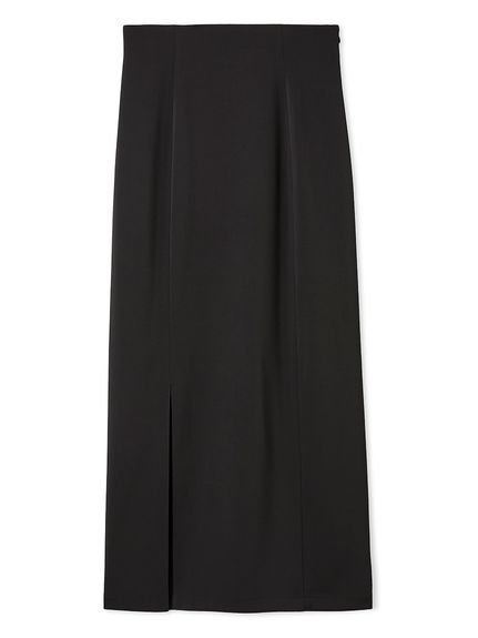 【フレイ アイディー/FRAY I.D】のハイウエストタイトスカート インテリア・キッズ・メンズ・レディースファッション・服の通販 founy(ファニー) 　ファッション　Fashion　レディースファッション　Ladies' Fashion Online　スカート　Skirt　おすすめ　Recommend　サテン　Satin　シンプル　Simple　ストライプ　Stripe　スリット　Slit　バランス　Balance　フロント　Front　ペンシル　Pencil　ビジネス 仕事 通勤　Business　夏　Summer　BLK[009]|ID: prp329100004567200 ipo3291000000032612129