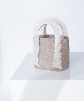【ナチュラル ビューティー ベーシック/NATURAL BEAUTY BASIC】のPPフリフリハンドルトートバッグ 人気、トレンドファッション・服の通販 founy(ファニー) ファッション Fashion レディースファッション WOMEN バッグ Bag チュール Tulle トレンド Trend バレエ Ballet フラット Flat フリル Frills ポーチ Pouch 夏 Summer |ID:prp329100004567210
