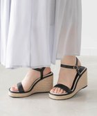 【ランダ/RANDA】のスムースピース ウェッジサンダル 人気、トレンドファッション・服の通販 founy(ファニー) ファッション Fashion レディースファッション WOMEN ラップ Wrap リゾート Resort 夏 Summer 定番 Standard thumbnail BLACK|ID: prp329100004567247 ipo3291000000032302999