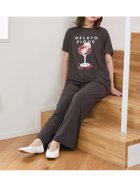 【ジェラート ピケ/gelato pique】の【接触冷感】COOLレーヨンデザートロゴロングパンツ CGRY[007]|ID: prp329100004567269 ipo3291000000032624545