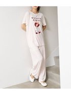 【ジェラート ピケ/gelato pique】の【接触冷感】COOLレーヨンデザートロゴロングパンツ PNK[066]|ID: prp329100004567269 ipo3291000000032624546