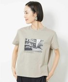 【ミッシェルクラン/MICHEL KLEIN】のフォトプリントTシャツ(WEB限定カラー) 人気、トレンドファッション・服の通販 founy(ファニー) ファッション Fashion レディースファッション WOMEN トップス・カットソー Tops/Tshirt シャツ/ブラウス Shirts/Blouses ロング / Tシャツ T-Shirts おすすめ Recommend インナー Inner カーディガン Cardigan デニム Denim プリント Print ワイド Wide 洗える Washable thumbnail ライトグレー|ID: prp329100004567278 ipo3291000000032303327