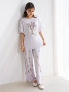 【ジェラート ピケ/gelato pique】のCAT柄ロングパンツ 人気、トレンドファッション・服の通販 founy(ファニー) ファッション Fashion レディースファッション WOMEN パンツ Pants おすすめ Recommend キャミソール Camisole サテン Satin ポケット Pocket モノトーン Monotone ラベンダー Lavender リボン Ribbon ロング Long エレガント 上品 Elegant 猫 Cat thumbnail LAV[071]|ID: prp329100004567282 ipo3291000000032303419