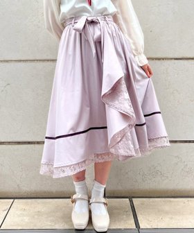 【アクシーズファム/axes femme】のマルチWAYフリルスカート 人気、トレンドファッション・服の通販 founy(ファニー) ファッション Fashion レディースファッション WOMEN スカート Skirt クラシカル Classical フリル Frills レース Race 無地 Plain Color |ID:prp329100004567289